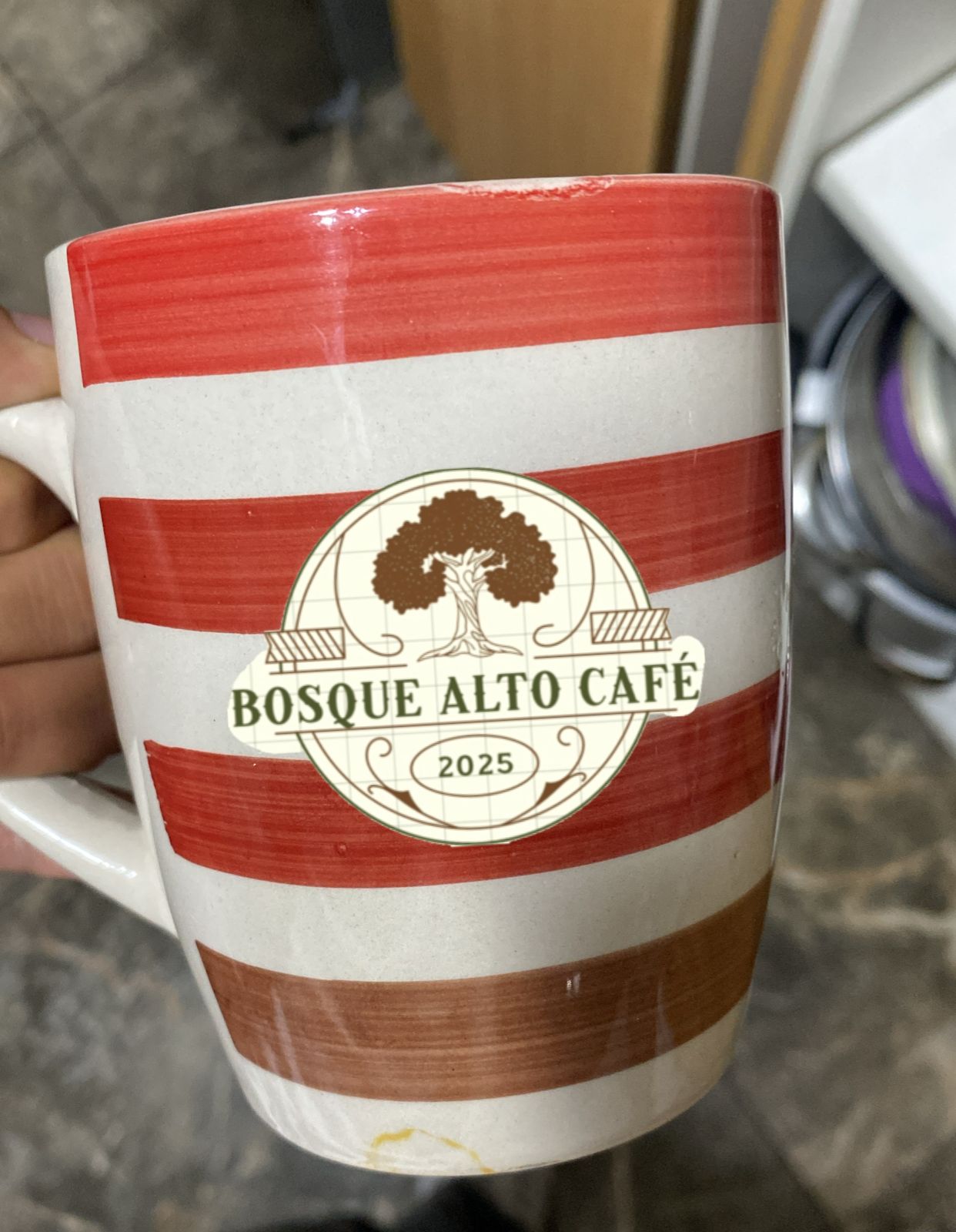 Taza con logo